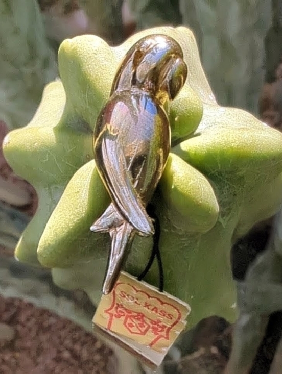 Sol Kass Jewelry - Vintage Sol Kass Mark XIV Parrot Brooch Pin - New Old Stock with Tag